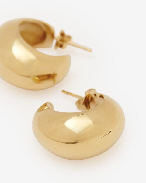 SHINY CRESCENT EARRINGS